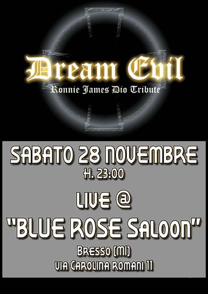 Live @ BLUE ROSE Saloon, Bresso (MI), sabato 28/11/09 ore 23