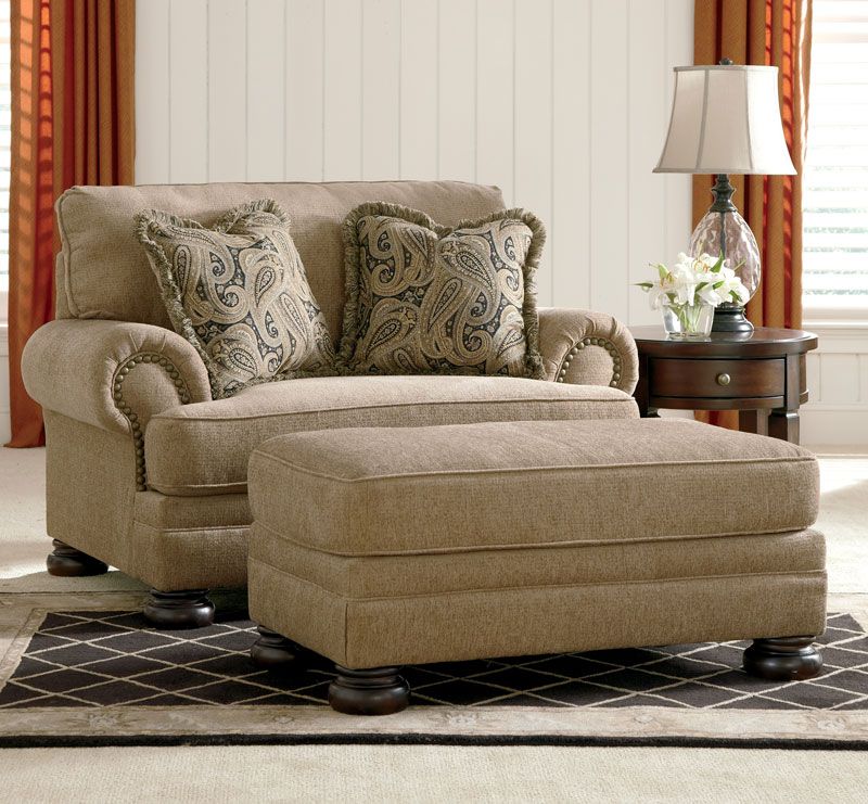 JOYCE - TRADITIONAL TAN OVERSIZED CHENILLE SOFA COUCH SET ...