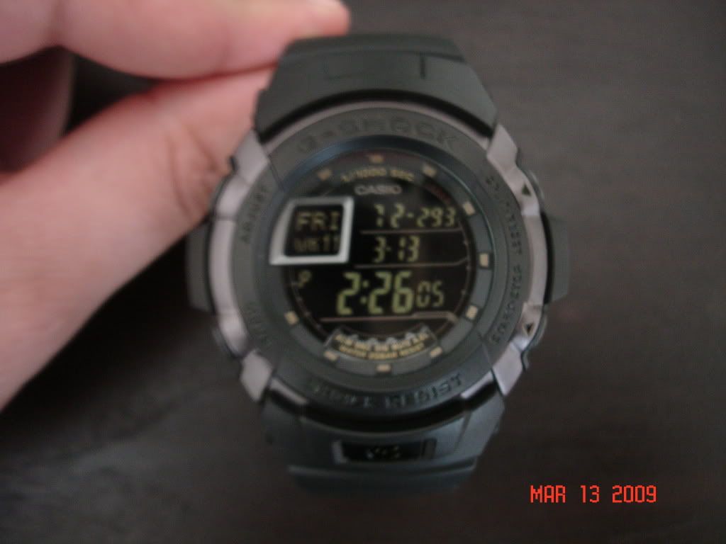 g shock dual time display