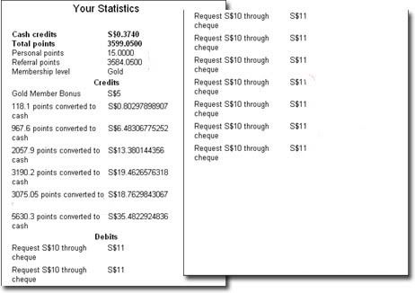 My subsequent earnings...