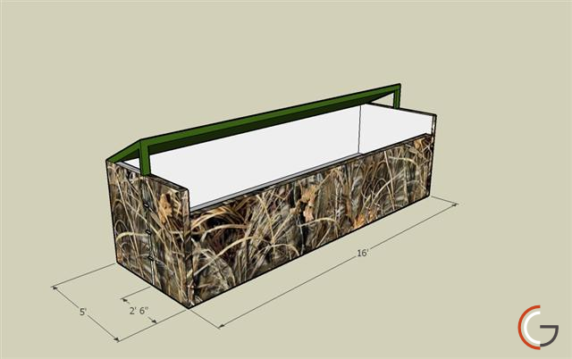 Jon boat duck blind plans | Roters