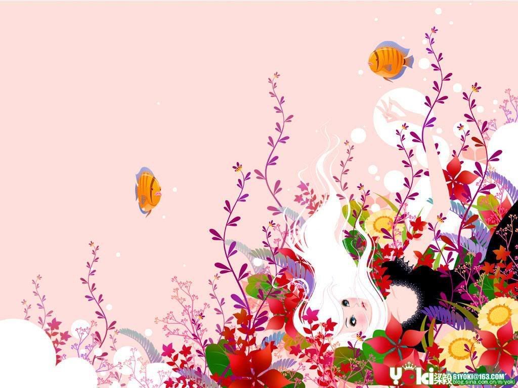 colourful aquarium wallpaper Background