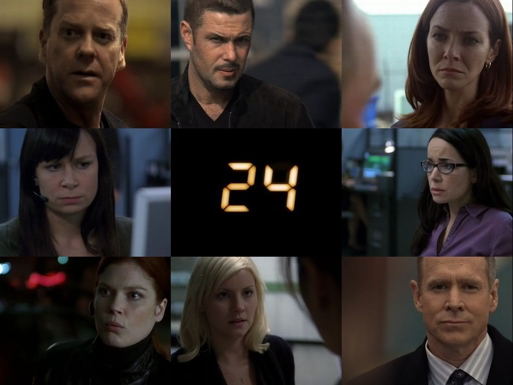 24, Kiefer Sutherland, Mary Lynn Rajskub, Annie Wersching, Carlos Bernard