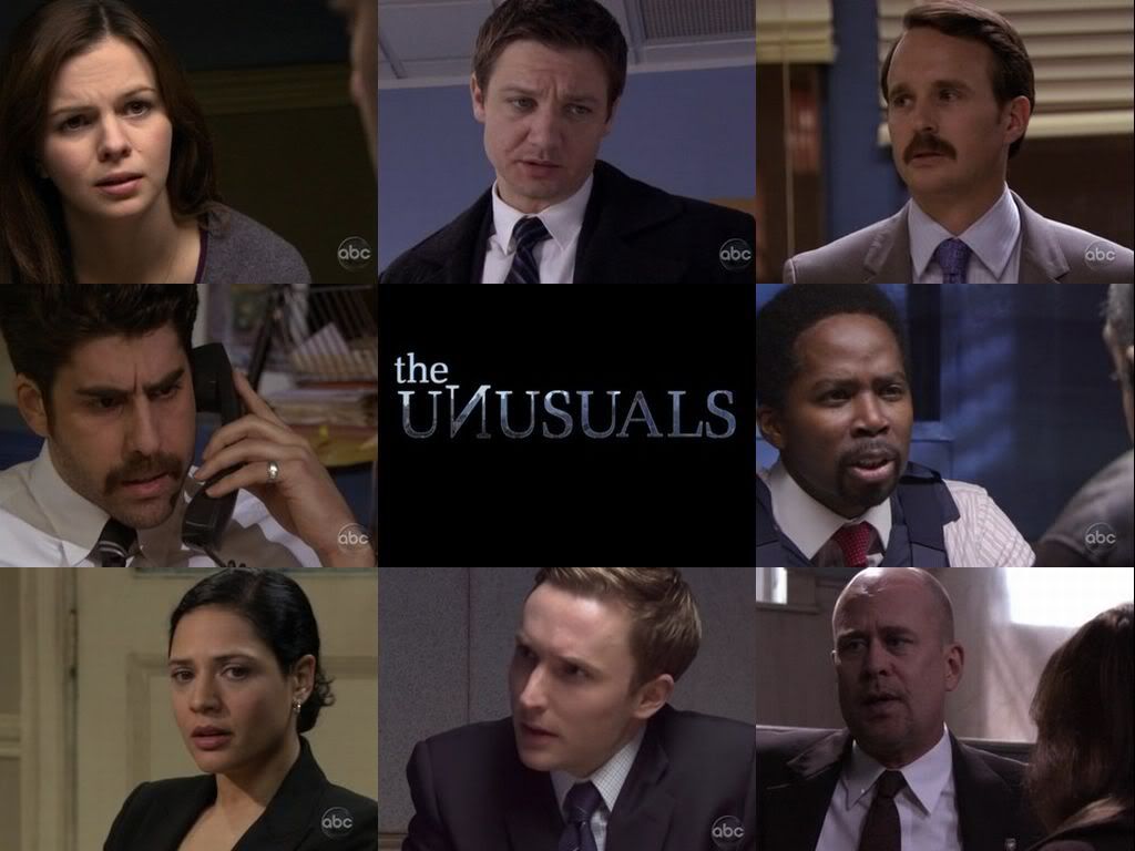 the unusuals, Amber Tamblyn, Monique Curnen, Adam Goldberg, Harold Perrineau, Jeremy Renner, Terry Kinney, Kai Lennox, Joshua Close