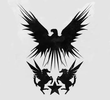 animal tattoo sexy horse and eagle  