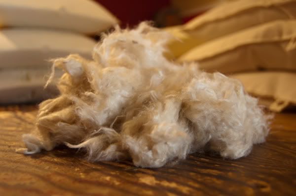 kapok fiber natural pillow