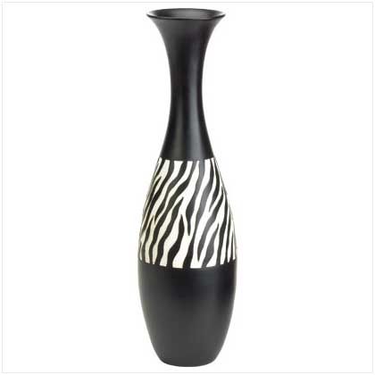 Zebra Home Decor on Home Decor    Zebra Stripe Vase Picture By Grannysgiftsgalore