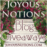 Joyous Notions Blog Giveaways!