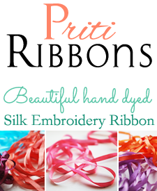 Priti Ribbons Silk Embroidery Ribbon