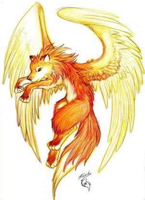 fox with wings