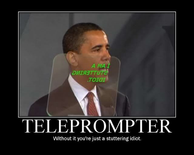 TELEPROMPTER IDIOT