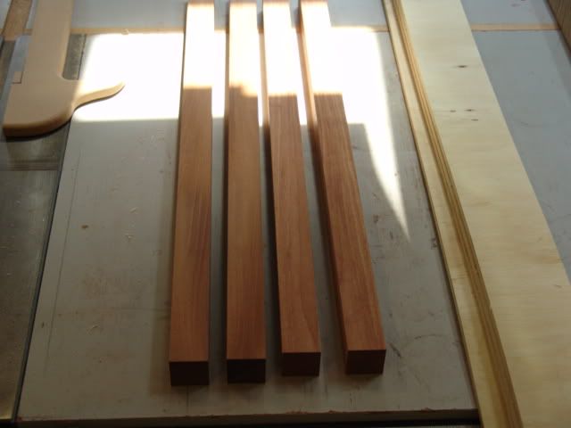 Mahogany Table Legs
