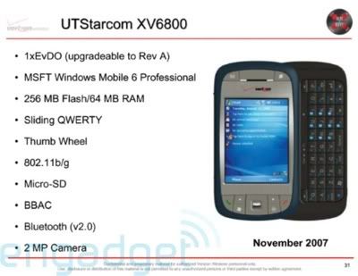 Verizon Smartphones on Utstarcom Xv6800 Smartphone On Verizon   Laptop  Netbook   Tablet Pc