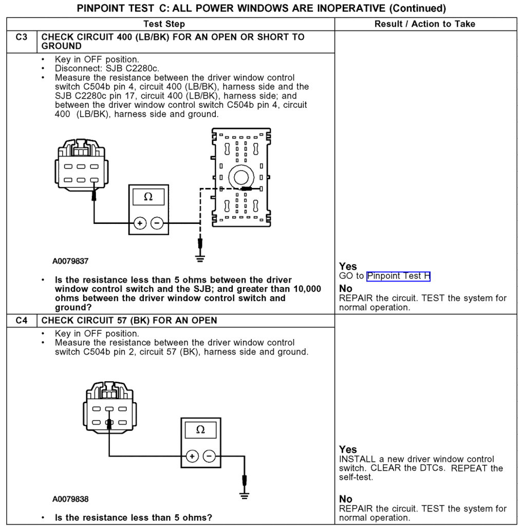 power windows not working Ford Forums