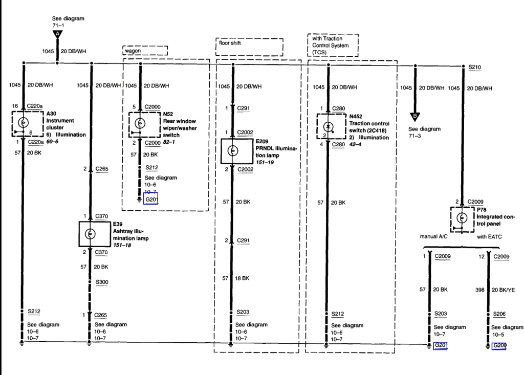 2002 Ford Taurus Wagon Park lights - Ford Forums - Mustang Forum, Ford