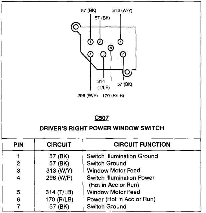 Power Window Switch Power Window Repair