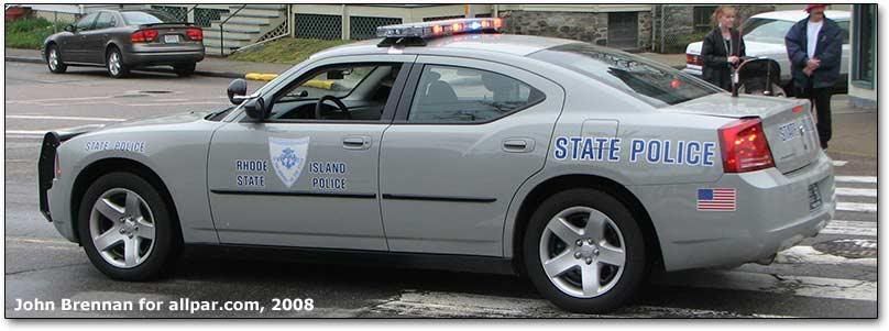 a RI State Police Charger