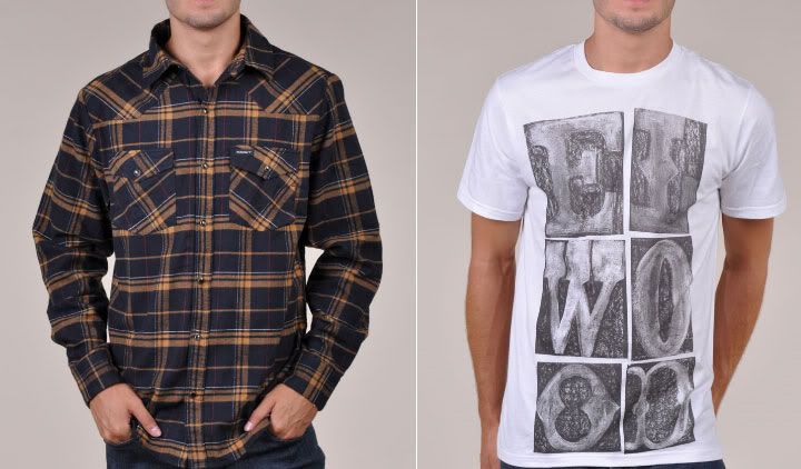 Myles Anderson Button-Down Shirt + Box Out T-Shirt