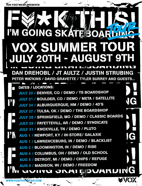 VOX tour flyer
