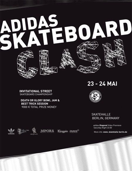 5. Adidas Skateboard Clash flyer 5. Adidas Skateboard Clash flyer