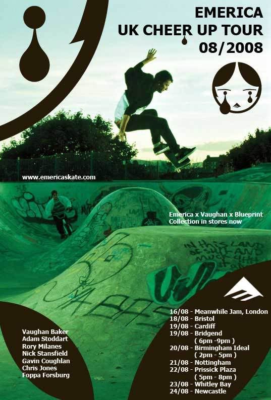 Emerica UK tour flyer
