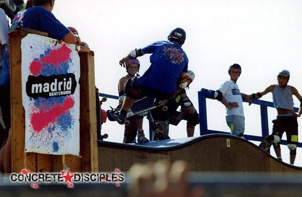 Jeff back in the day - check out the Madrid banner