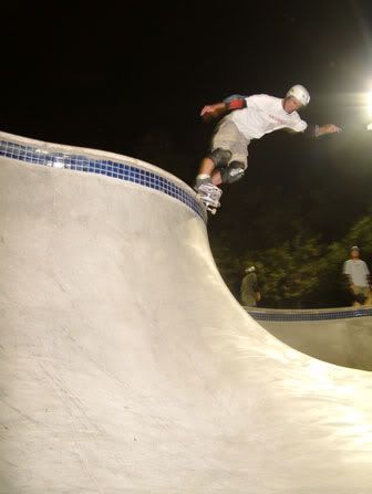 Jeff in the middle of a back smith