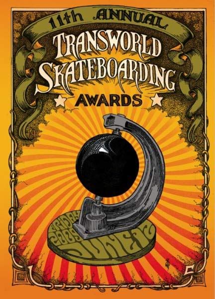 11th Annual TransWorld SKATEboarding Awards flyer 11th Annual TransWorld SKATEboarding Awards flyer