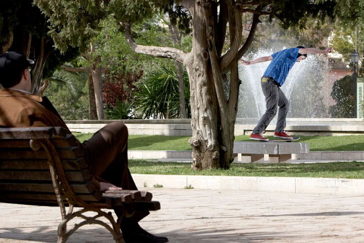 Tilla - backside tailslide - Mallorca Tilla - backside tailslide - Mallorca