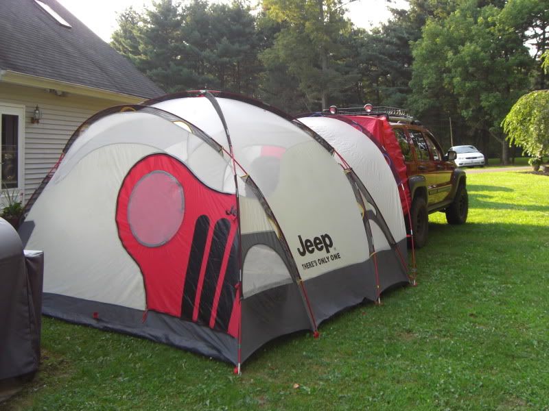 Jeep grand cherokee camping tent #4