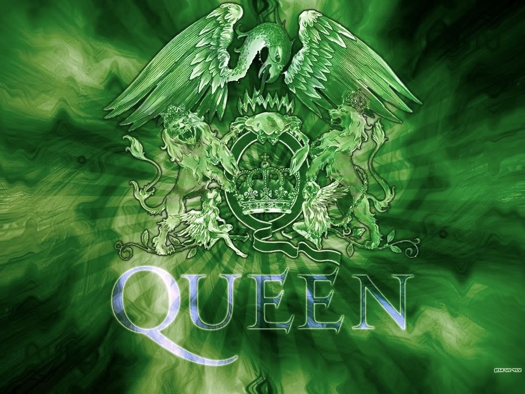 Queen Dark Green Wallpaper