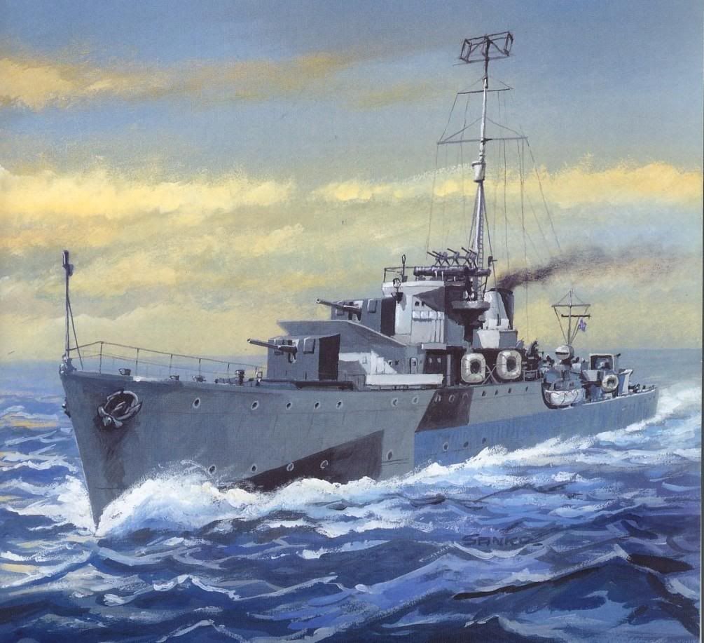 warship art