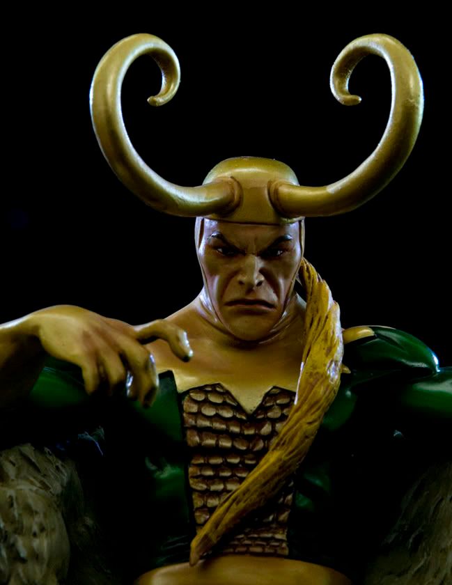 loki ragnarok statue