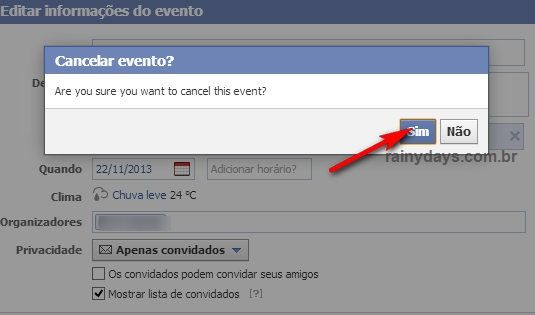 cancelar evento Facebook 3