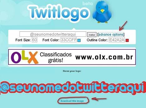 criar logotipo do twitter criar logotipo do twitter