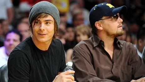 leonardo dicaprio zac efron lakers leonardo dicaprio zac efron lakers