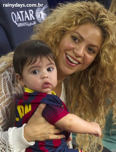 Shakira e Filho Milan 2