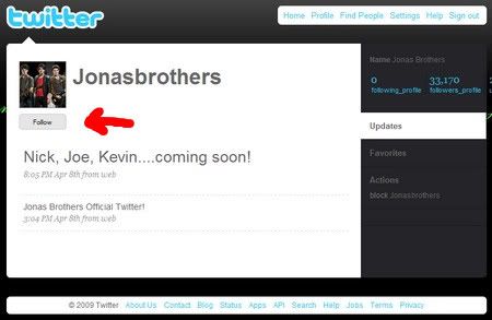 twitter jonas brothers twitter jonas brothers
