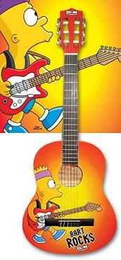 violao simpsons bart rocks