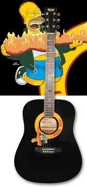 violao simpsons homer wanna rock