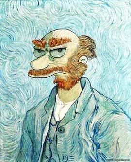 willie van gogh simpsons arte willie van gogh simpsons arte