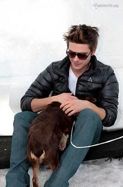 zac efron aspen com cachorro 1 zac efron aspen com cachorro 1