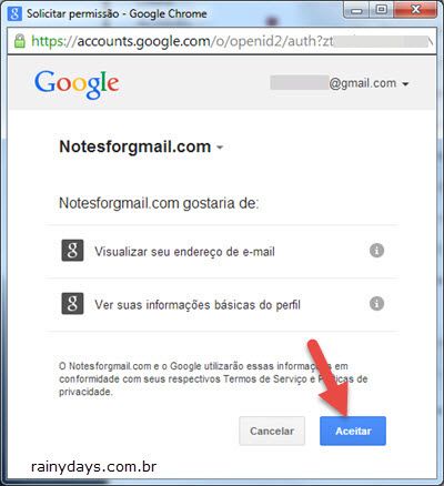 Adicionar Notas em Email do Gmail 2