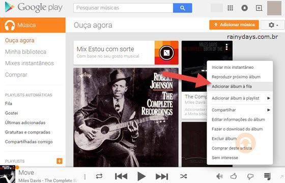 Controlar o Google Play Music de Qualquer Página 3