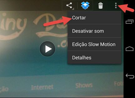 Cortar Partes de um Vídeo no Android 2