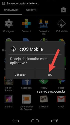 Desinstalar Aplicativos no Android 3