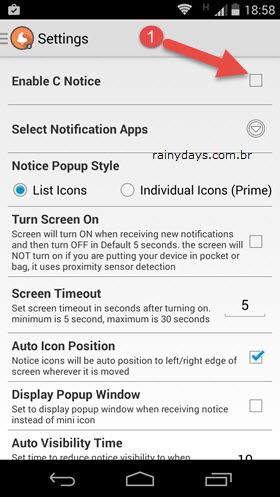 Notificação em Bolhas Flutuantes no Android 1