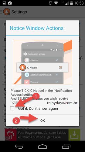 Notificação em Bolhas Flutuantes no Android 2