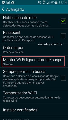 Problema para Conectar WiFi Galaxy 7