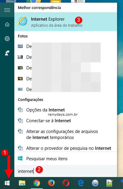 abrir o Internet Explorer no Windows 10 (1)